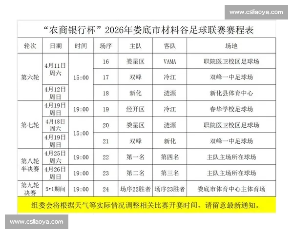全面解析国际大型体育赛事赛程安排与比赛策略优化方案