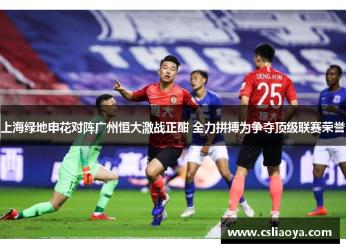 上海绿地申花对阵广州恒大激战正酣 全力拼搏为争夺顶级联赛荣誉